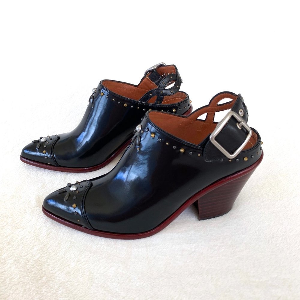 Coach Western Mules with Prairie Rivets - Picture 6 of 11